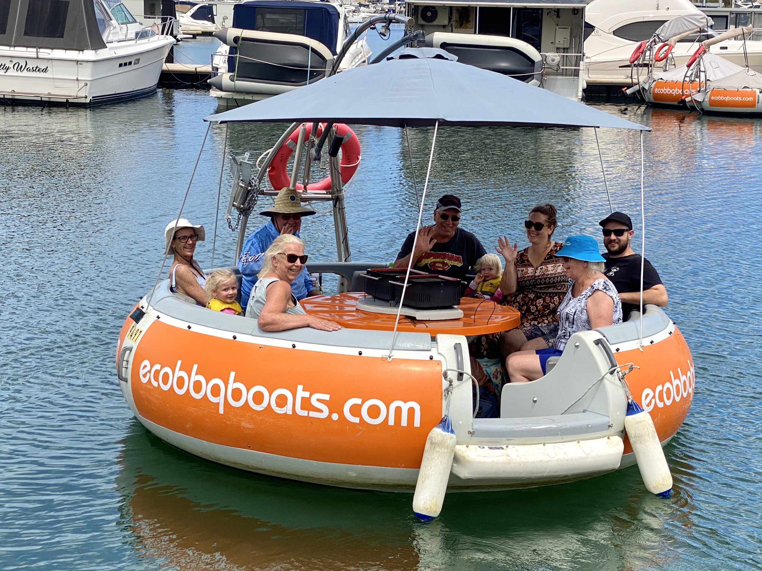 2 Hour SelfDrive BBQ Boat Hire Group of 1 10 people MANDURAH