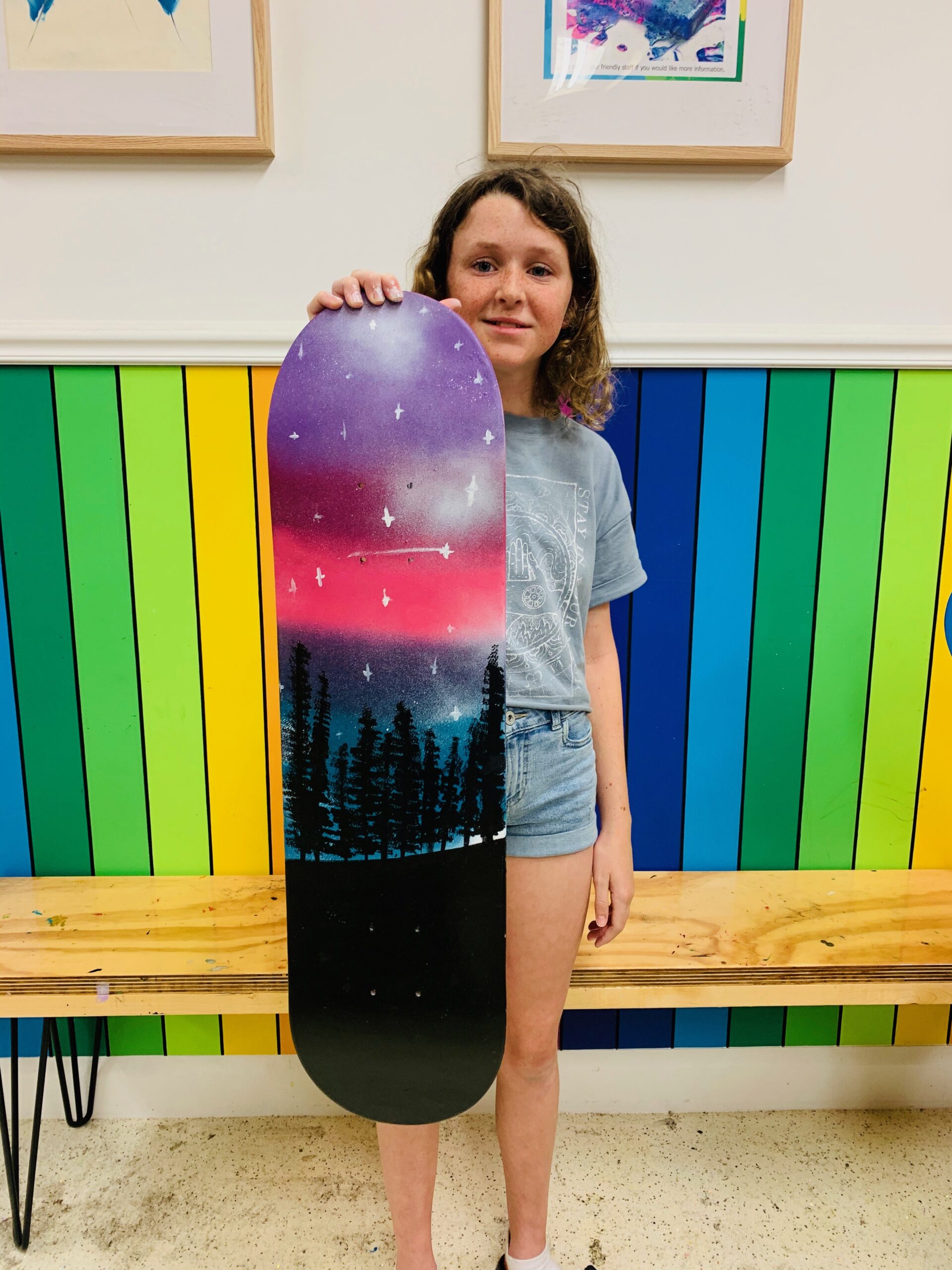 School Holiday 2hr Workshops - Design their Own Skateboard Deck