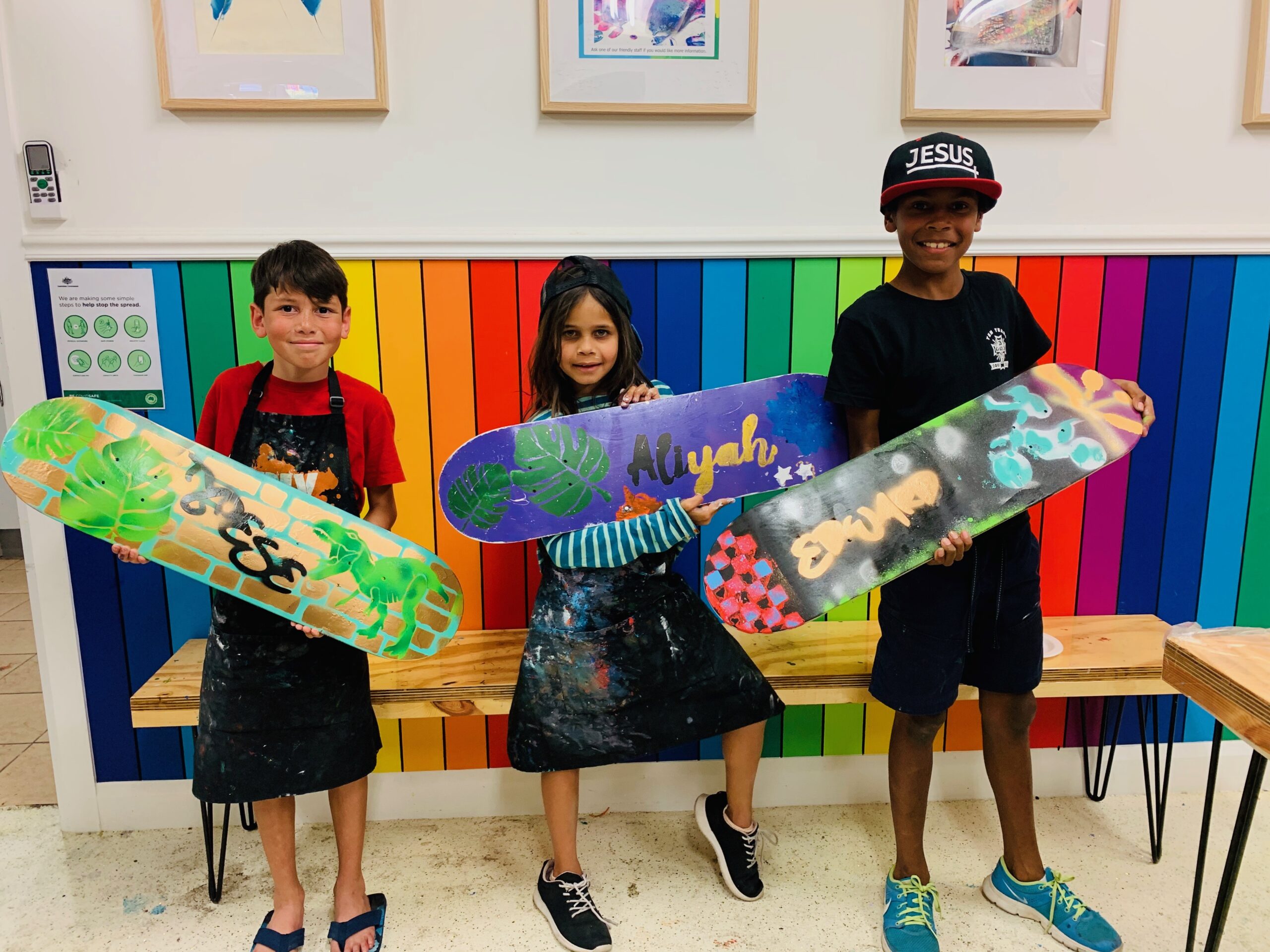 School Holiday 2hr Workshops - Design their Own Skateboard Deck