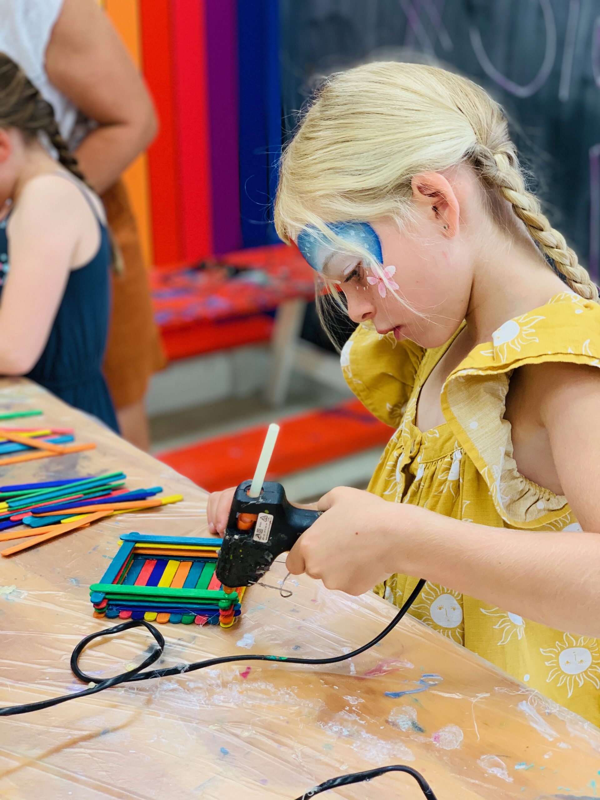 School Holiday 2hr Workshops - Dot Paint Art, Wave String Art & Rocket Flinger