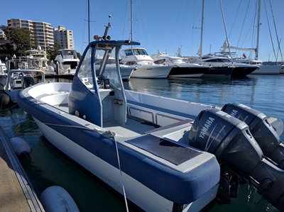 Skippered Motor Boat Charter Legal Tender for up to 18 passengers
