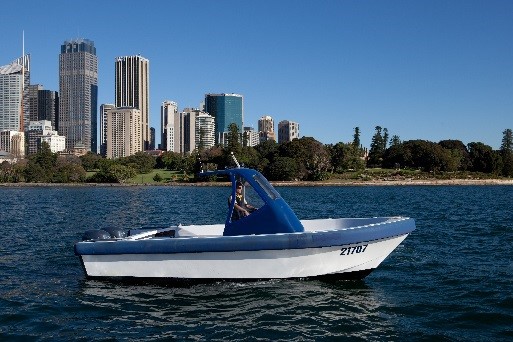 Skippered Motor Boat Charter Legal Tender for up to 18 passengers
