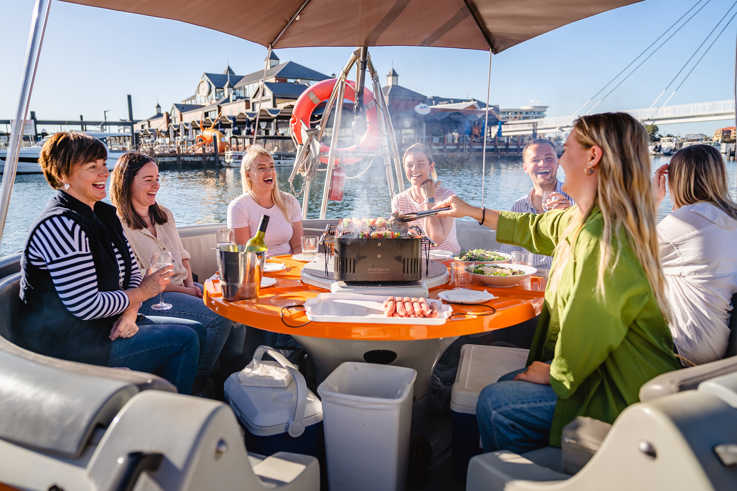 1.5-Hour Self-Drive BBQ Boat Hire  - Group of 1 to 6 people - MANDURAH