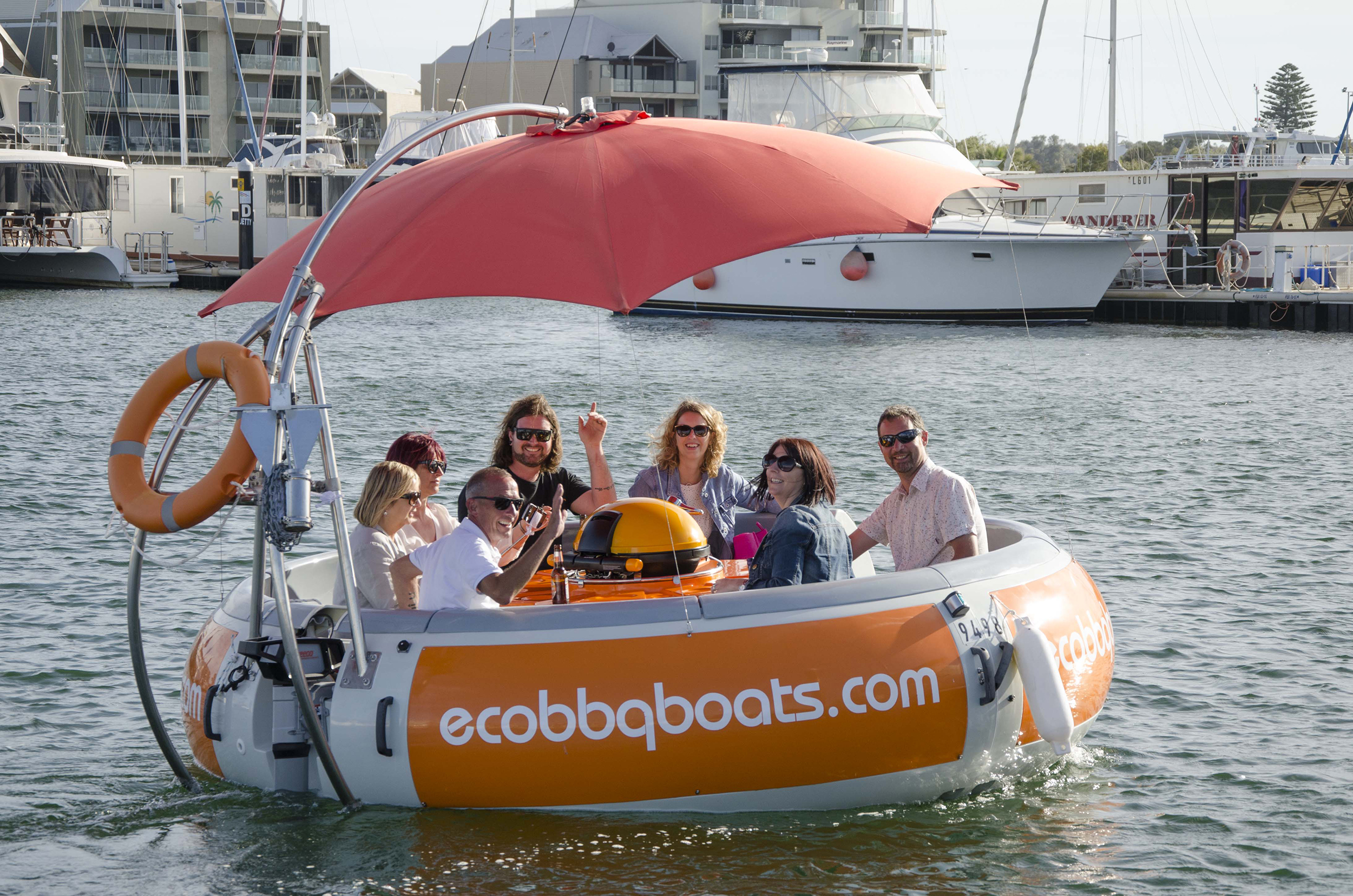 1.5-Hour Self-Drive BBQ Boat Hire  - Group of 1 to 6 people - MANDURAH