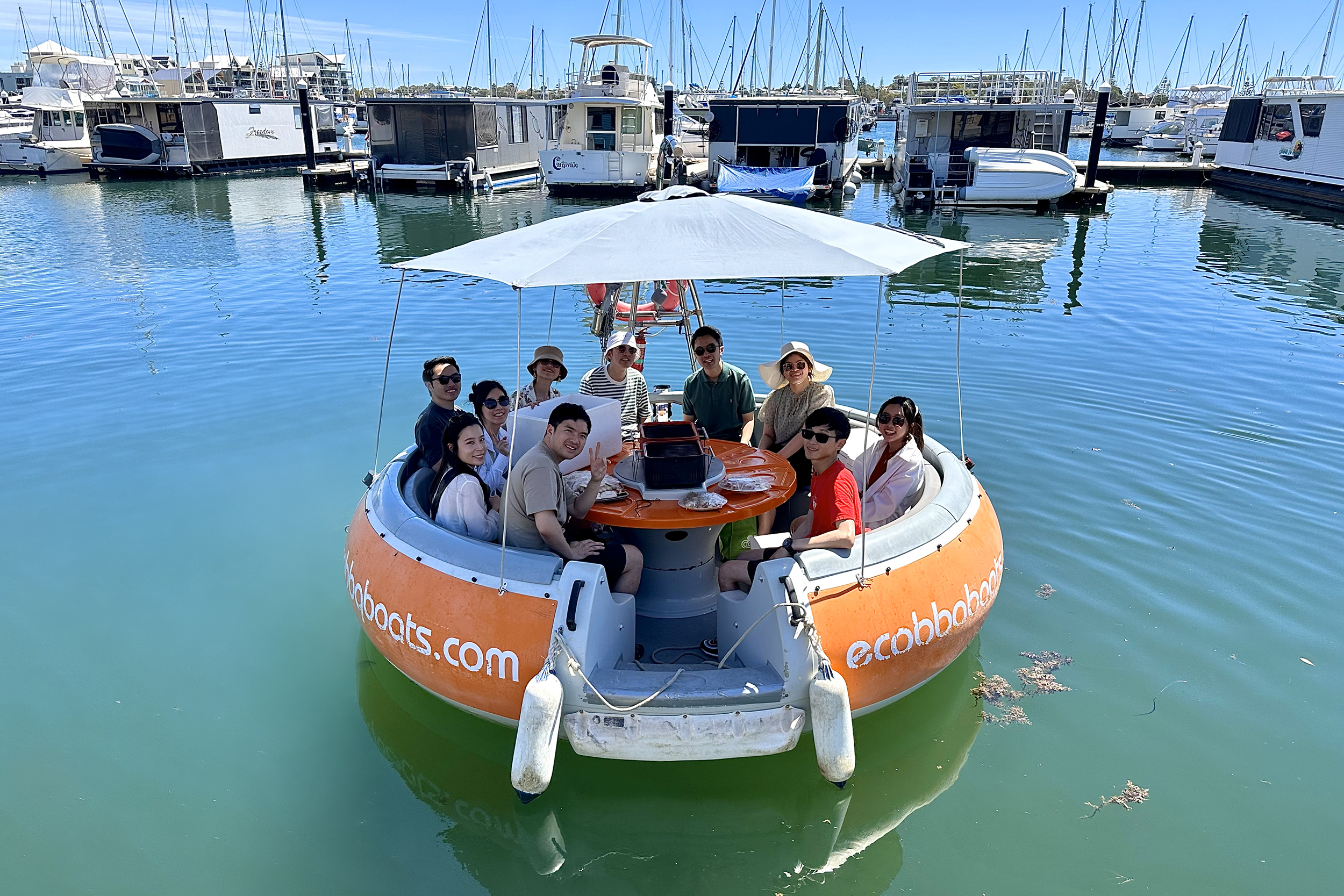 1.5-Hour Self-Drive BBQ Boat Hire  - Group of 1 to 6 people - MANDURAH