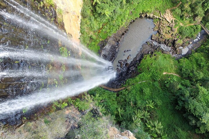 Natural Bridge & Springbrook Waterfalls Tour + Hot Air Balloon with Breakfast