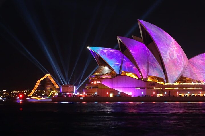 Vivid Tall Ships Dinner Cruise on Sydney Harbour