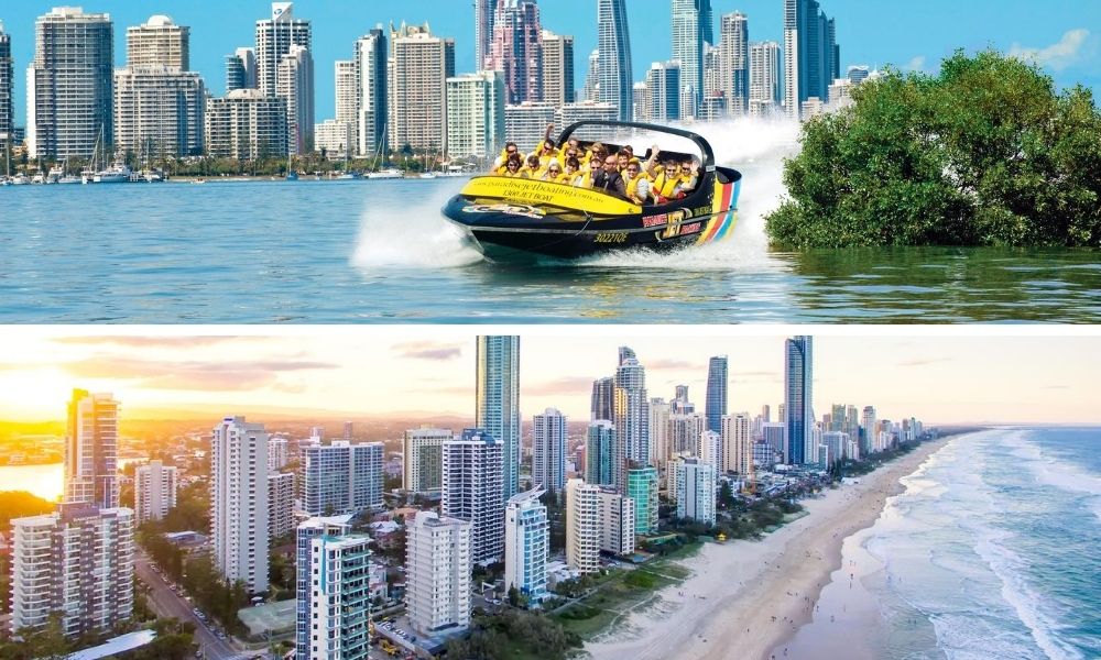 Gold Coast Jet Boat Ride and Hot Air Balloon Package
