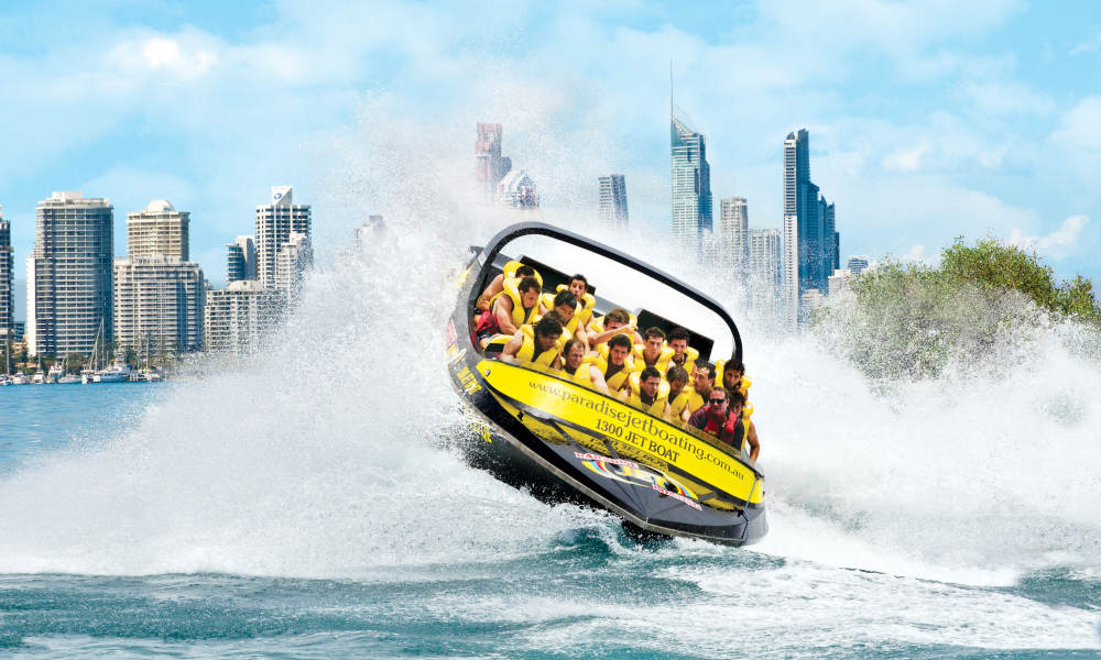 Gold Coast Jet Boat Ride and Hot Air Balloon Package