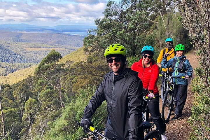 Easy Mountain Bike Tour on Mt. Wellington, Summit & Rainforest Adventure Ride