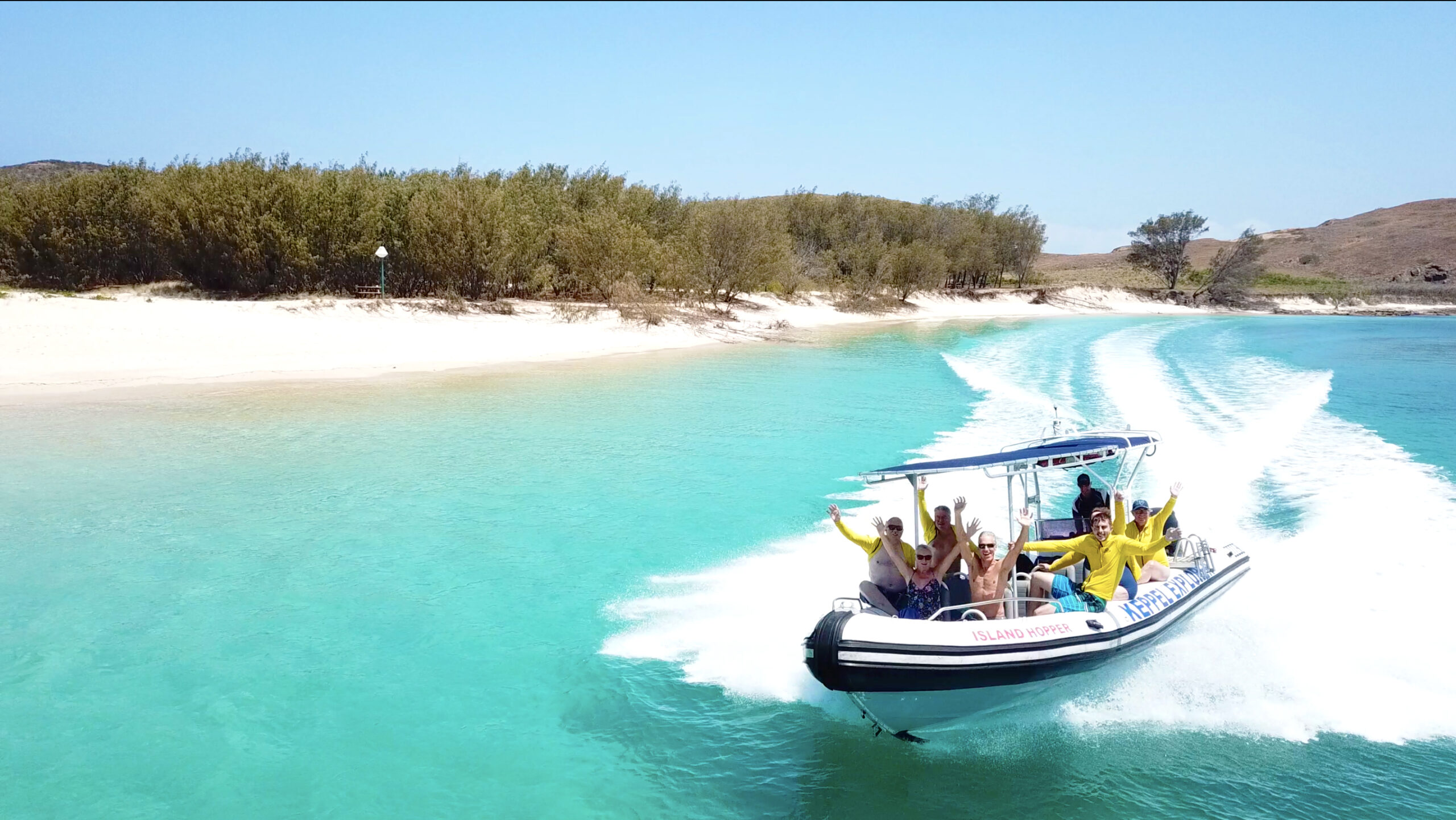 Great Keppel Island Hopper (5-IN-1) Cruise: Islands, Beaches, Reef, Snorkel and Lunch