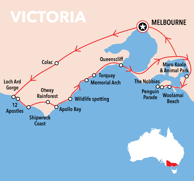 Autopia Tours: Great Ocean Road to Phillip Island 2 Day (Single Room)