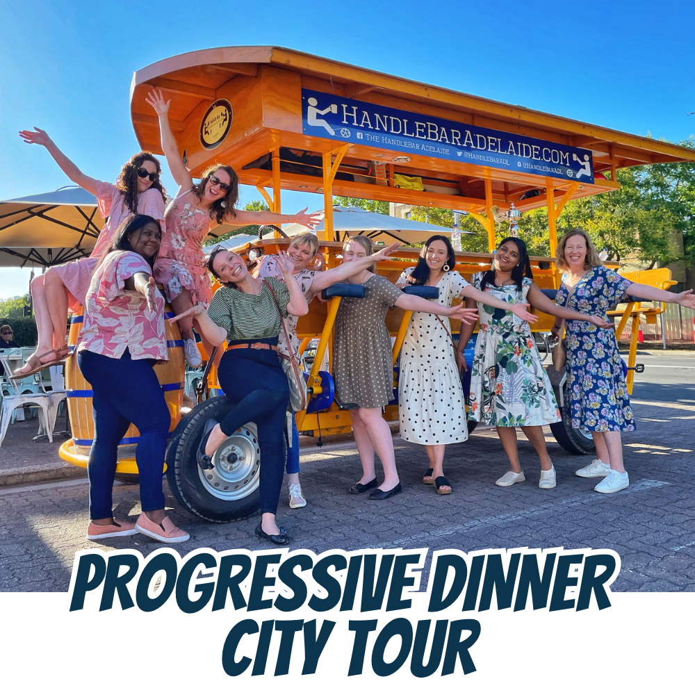 Progressive Dinner & City Tour with HandleBar Adelaide