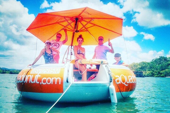 2-Hours Rental of Aquadonut BBQ Boat