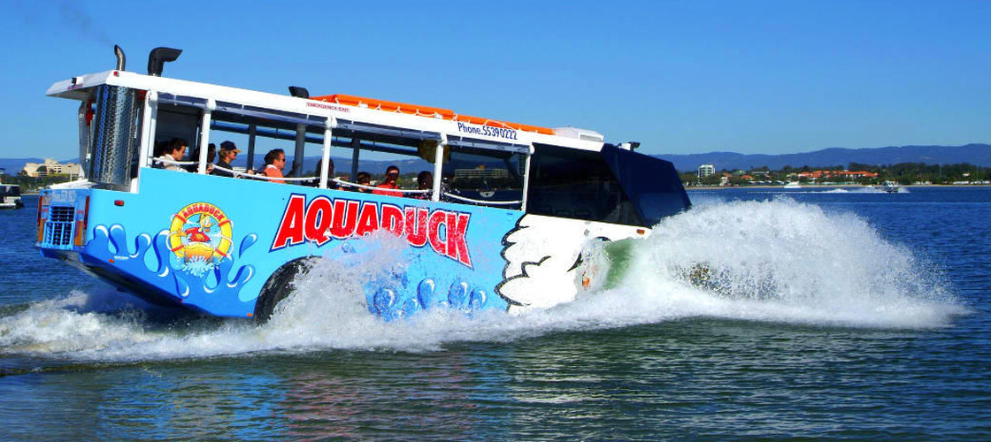 Gold Coast Jet Boating and Aquaduck Tour Combo