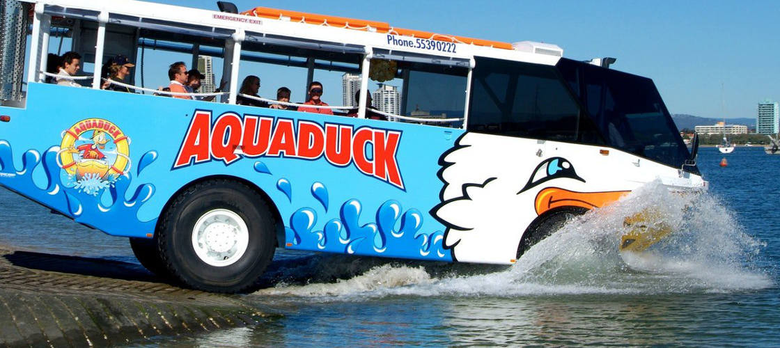 Gold Coast Jet Boating and Aquaduck Tour Combo