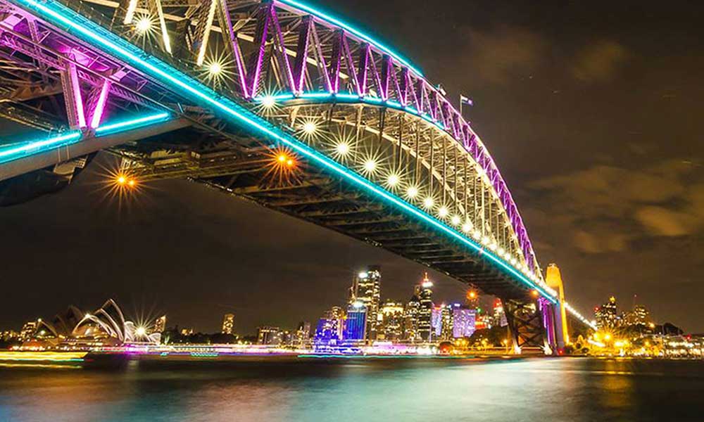 Vivid Sydney Harbour BYO Catamaran Cruise with Snacks