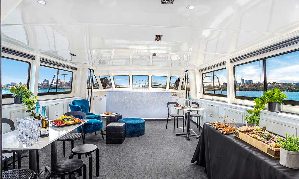 Vivid Sydney Catamaran Cruise with Canapes and Beverage