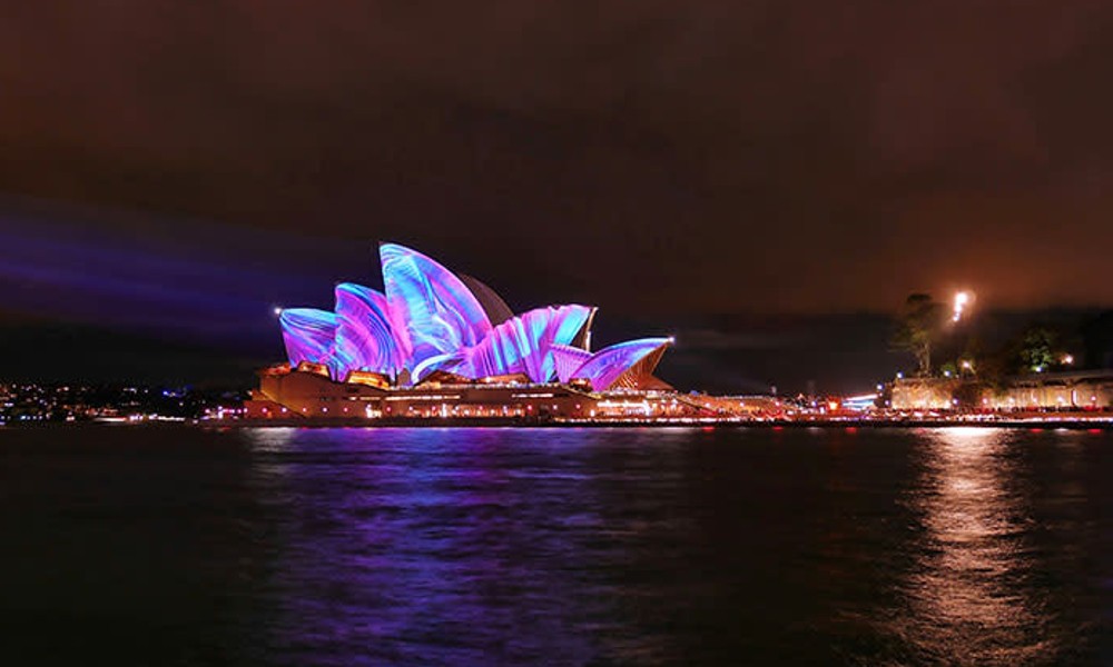 Private Sydney Harbour Vivid Cruise with Wine - For 2