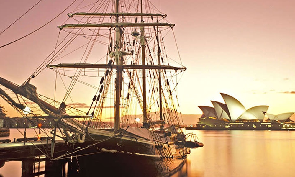 Vivid Sydney Tall Ship Dinner Cruise with Drinks - Weekend