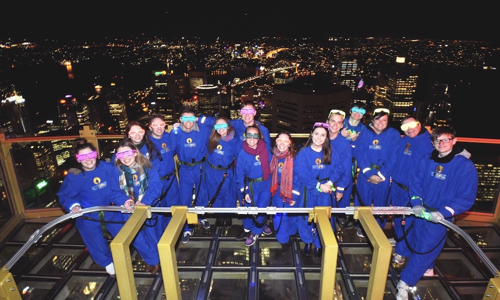 Vivid Sydney SKYWALK at Night