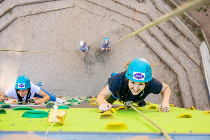 Rock Climb, Zipline and Mega Swing Experience