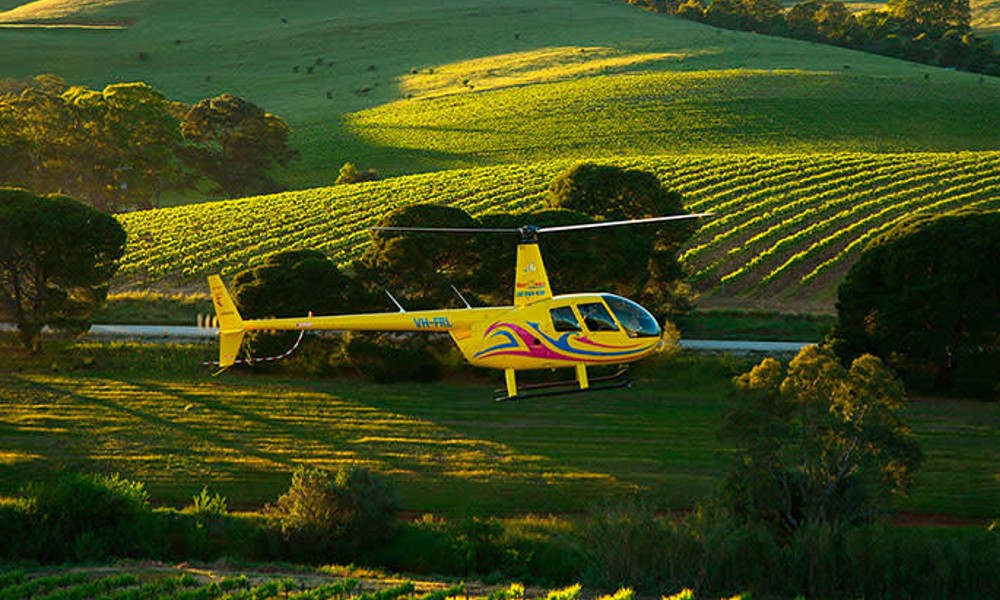 15 Minute Scenic Helicopter Flight over the Barossa Valley