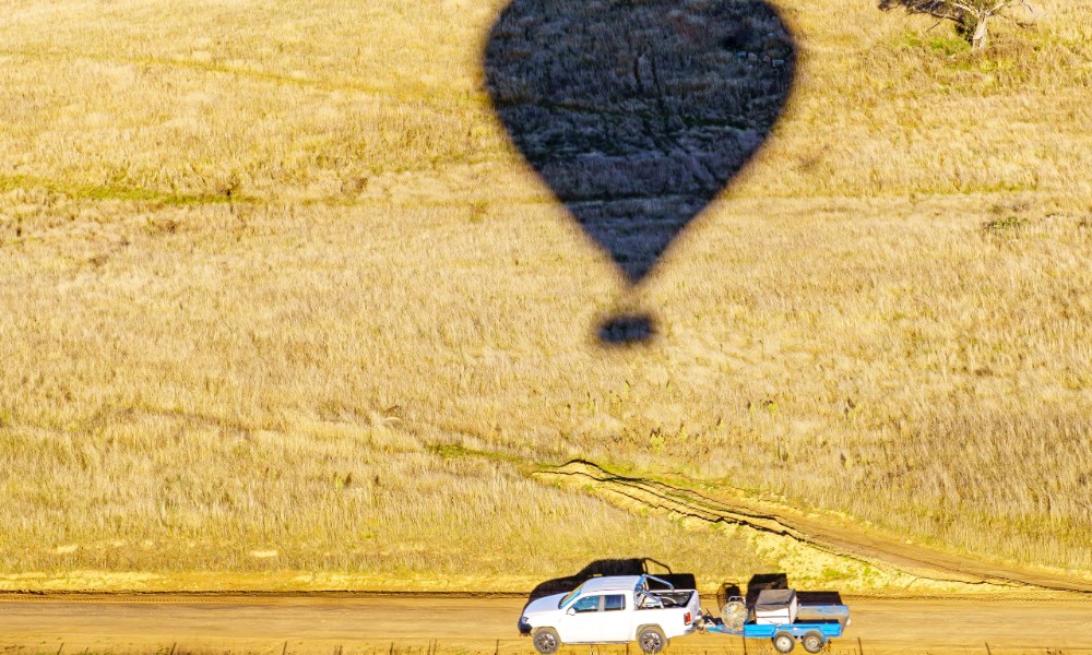 Sunrise Balloon Flight Over Jindabyne