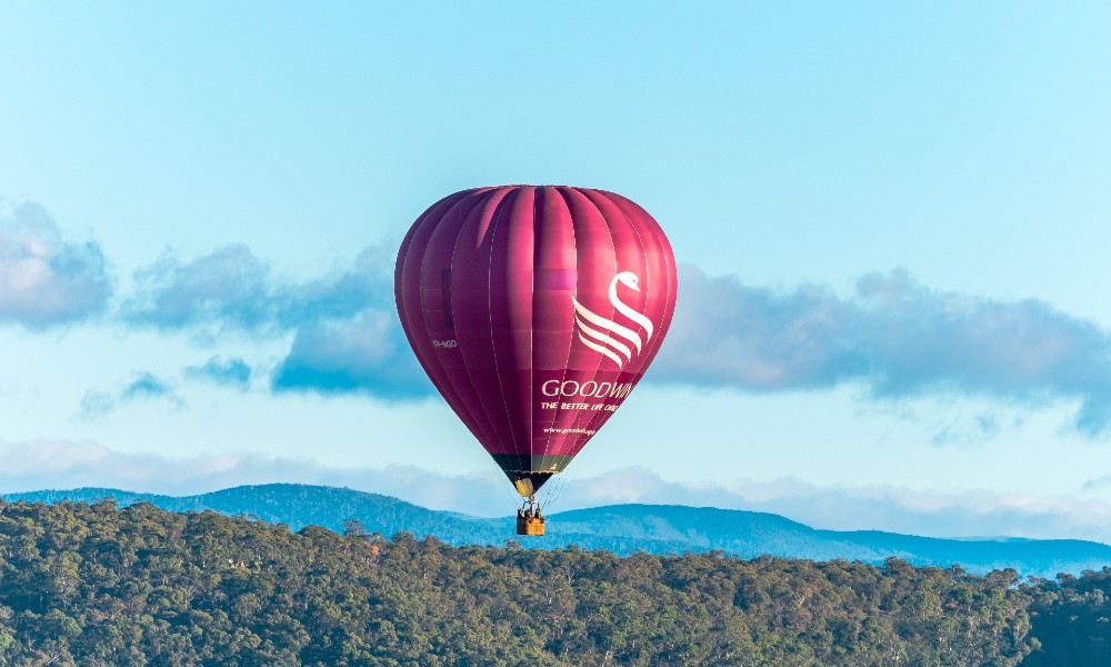 Sunrise Balloon Flight Over Jindabyne