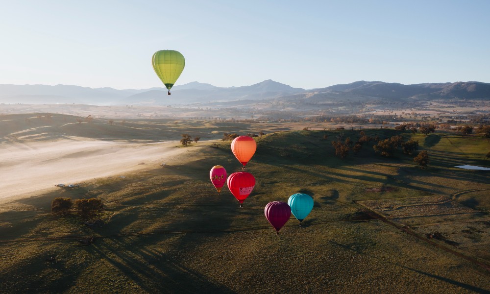 Hot Air Balloon Flight Over Mansfield - Afternoon Flight