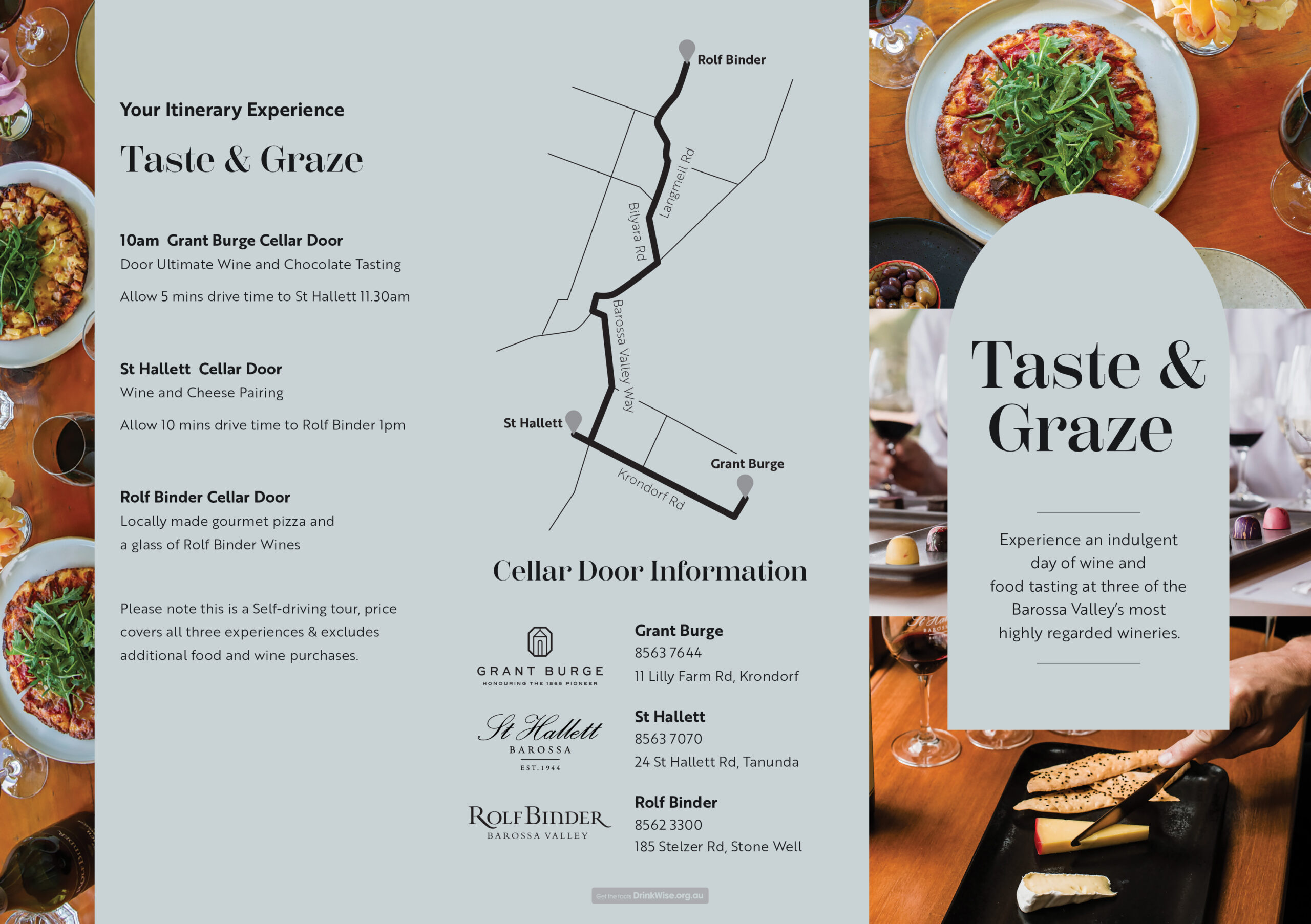 Taste & Graze – Barossa Food and Wine Trail (TC)