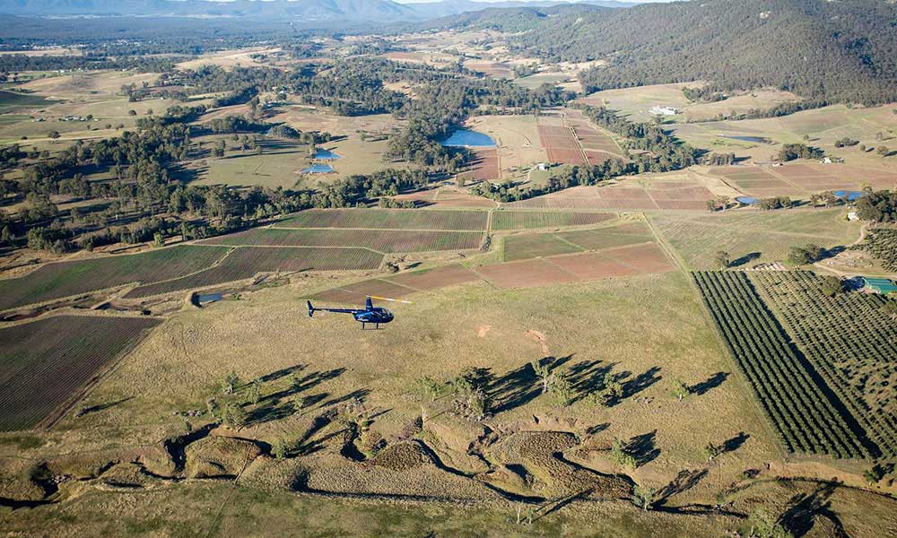 12 Minute Hunter Valley Scenic Helicopter Flight For Two