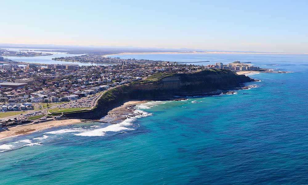 Doors Off Helicopter Flight over Newcastle For Two