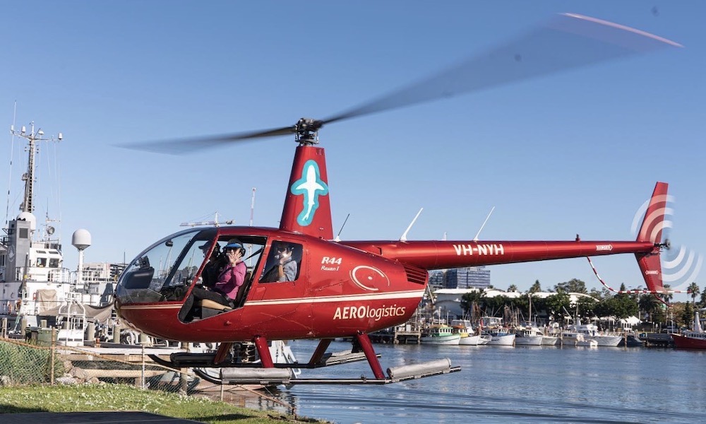 Doors Off Helicopter Flight over Newcastle For Two