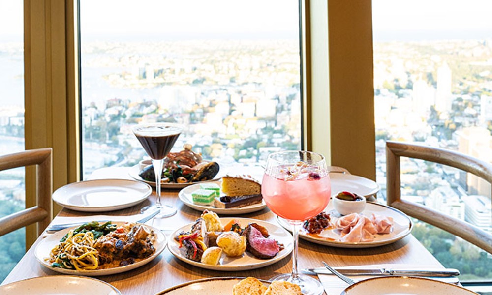 Unlimited Dinner at SkyFeast Sydney Tower - Weekday - For 2