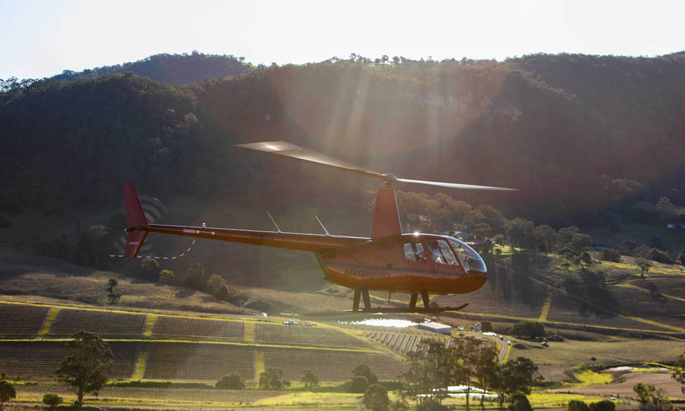 Hunter Valley Scenic Helicopter Flight and Breakfast For Two