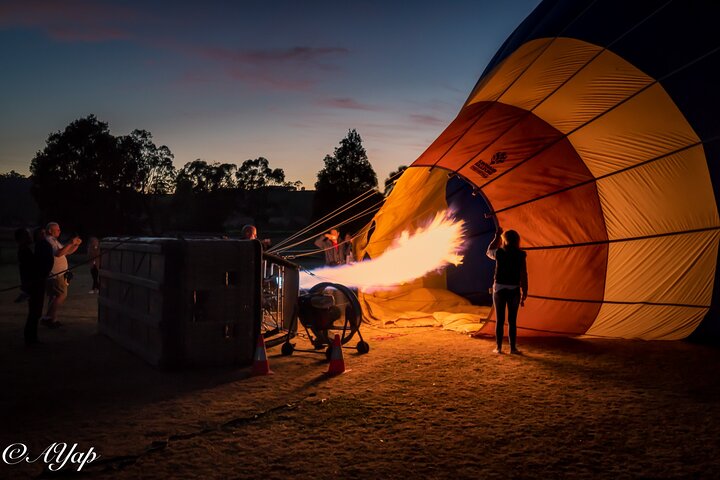 Hot Air Balloon Flight over the Vineyards of the Yarra Valley