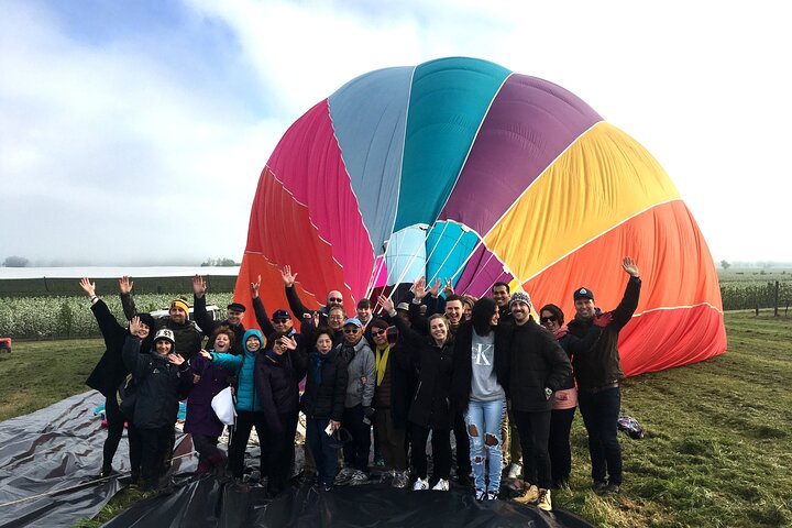 Hot Air Balloon Flight over the Vineyards of the Yarra Valley