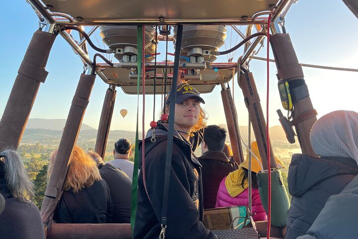 Hot Air Balloon Flight over the Vineyards of the Yarra Valley