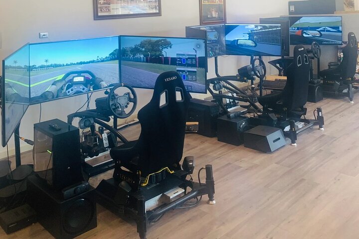 2 Hour Studio Hire - Exclusive use of all 3 Racing Sims for up to 6 drivers
