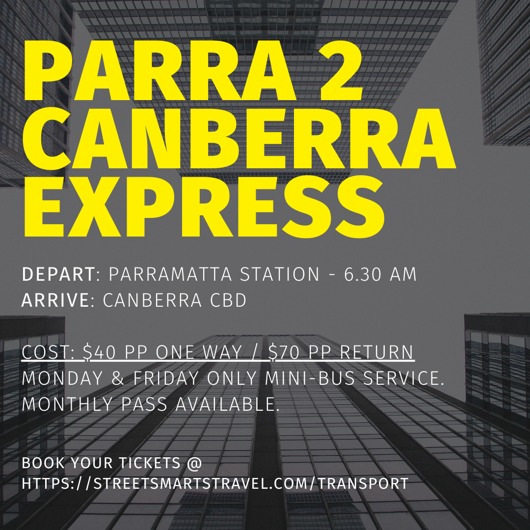 Canberra to Parramatta