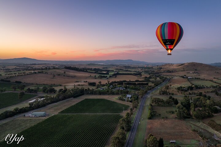 Hot Air Balloon Flight over the Vineyards of the Yarra Valley