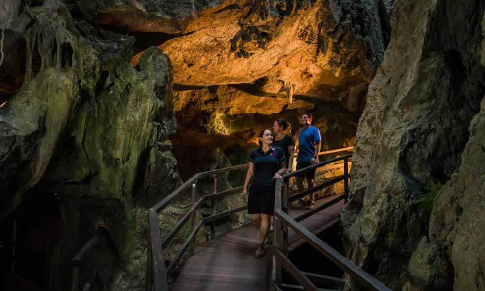 Capricorn Caves Cathedral Cave Tour