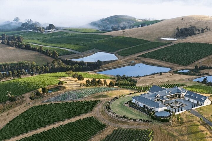 Winery Lunch by Helicopter at Levantine Hill