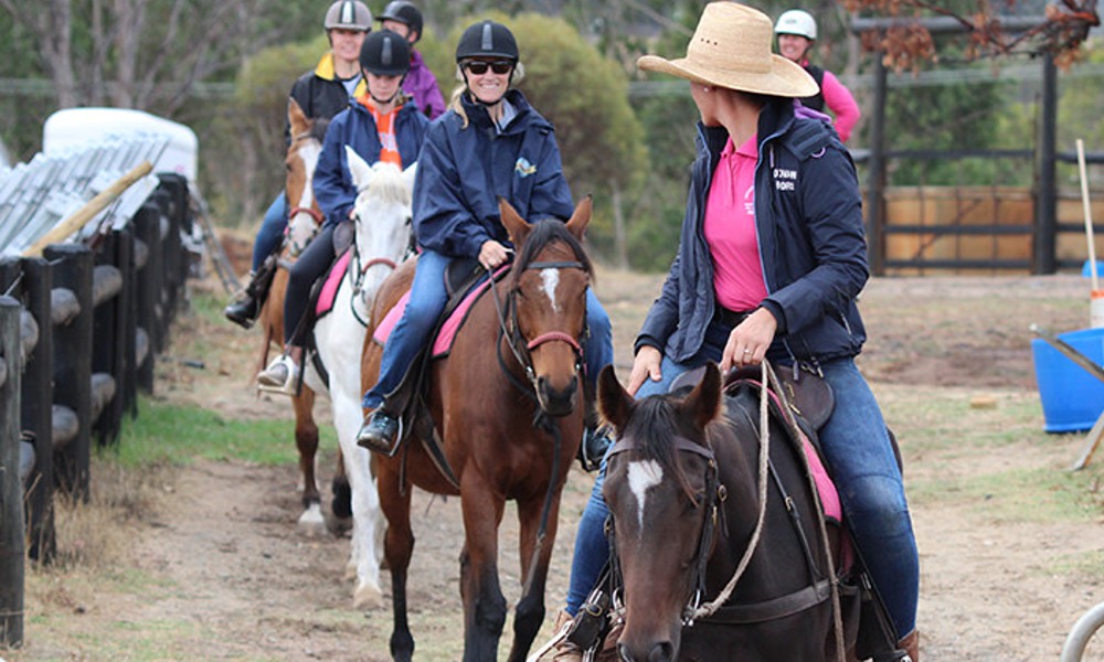 Horse Trail Ride with Grazing Platter and Glass of Wine