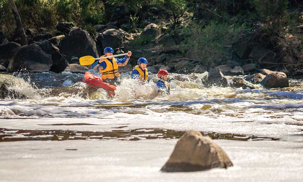 Dwellingup Self Guided Fast Water Rafting Tour