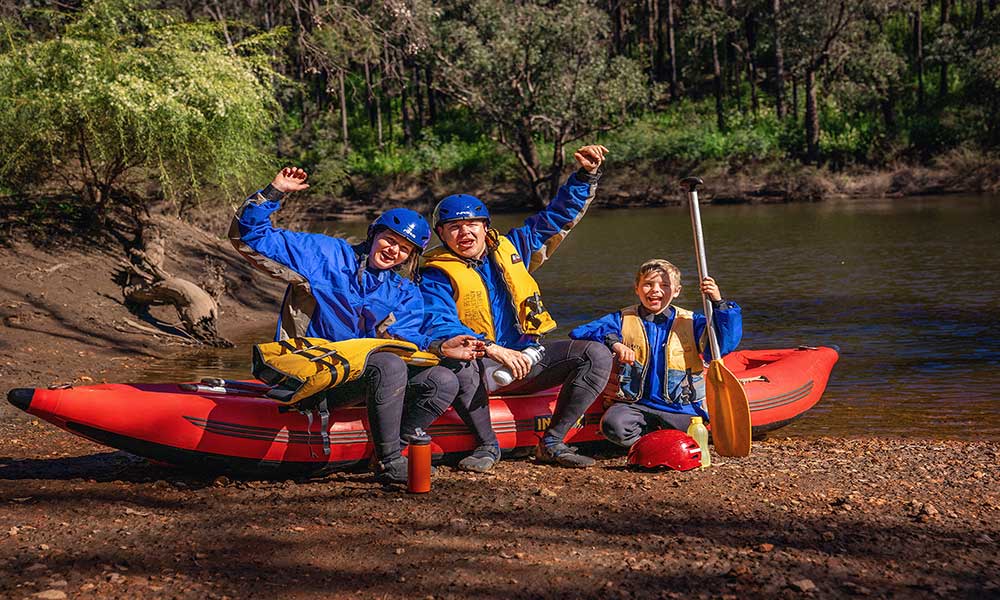 Dwellingup Self Guided Fast Water Rafting Tour