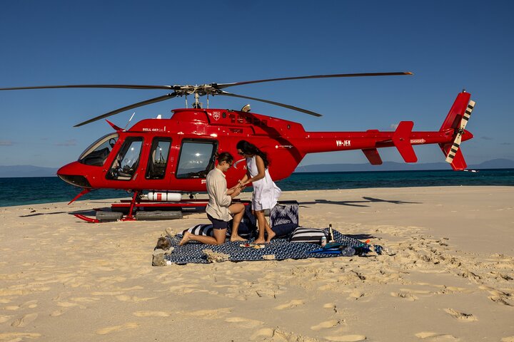 Private Helicopter Tour: Reef Island Snorkeling and Gourmet Picnic Lunch