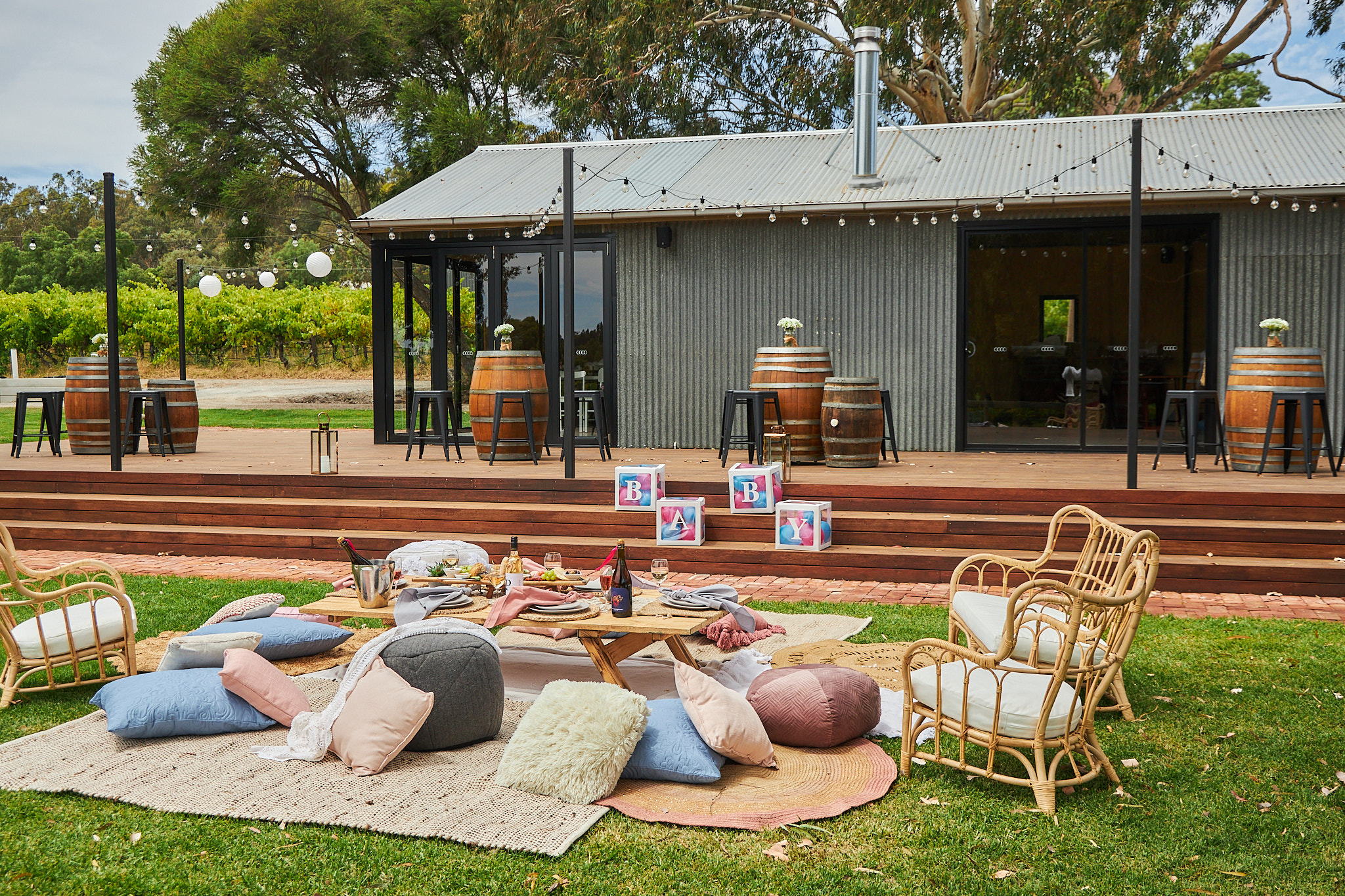 Boho Picnic Lunch & Wine Experience