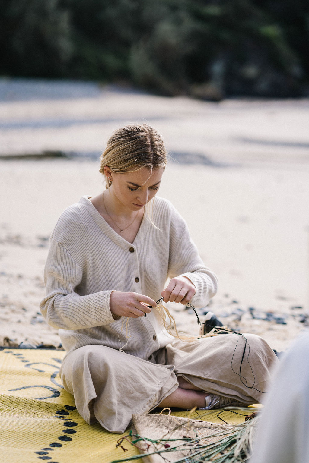 CONNECT TO COUNTRY - BASKET WEAVING WORKSHOP AT MYSTERY BAY WITH DEIDRE MARTIN